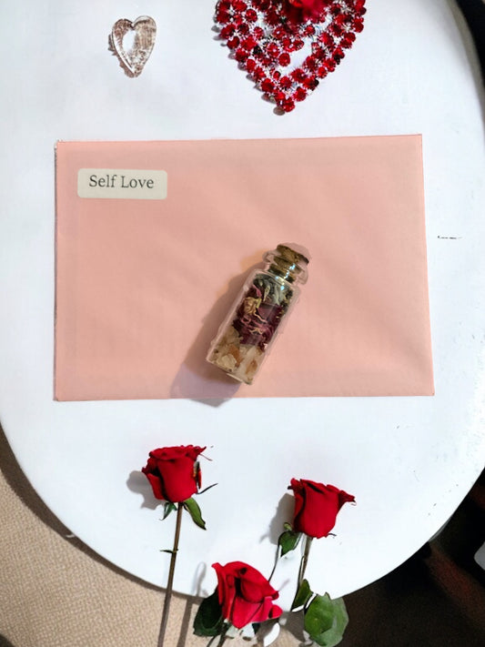 Mini spell jars “self love