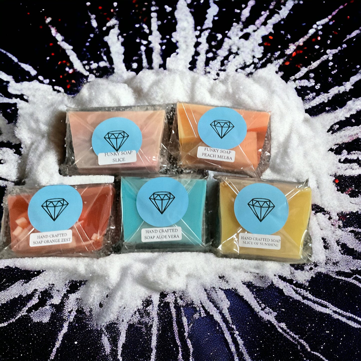 Deluxe handcrafted soaps gift set
